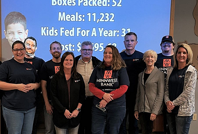 advancedcooperatefinanced.orgteam at feed my starving children event in Eagan, MN